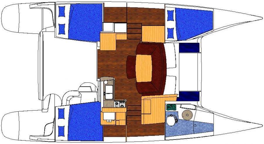 Charter Katamaran Sunja yachting Da Vinci Mahe 36 15