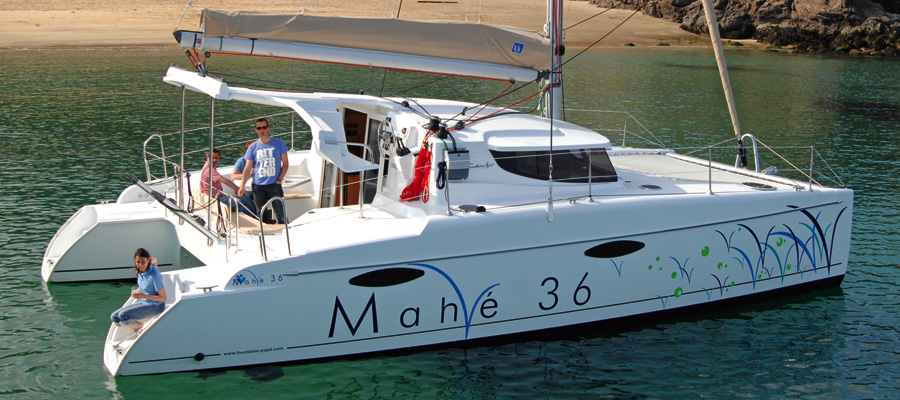 Charter Katamaran Sunja yachting Da Vinci Mahe 36 2