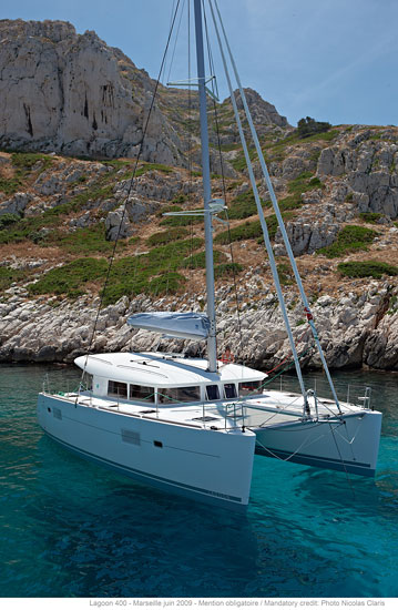 Charter segel yacht Katamaran Lagoon 400 20