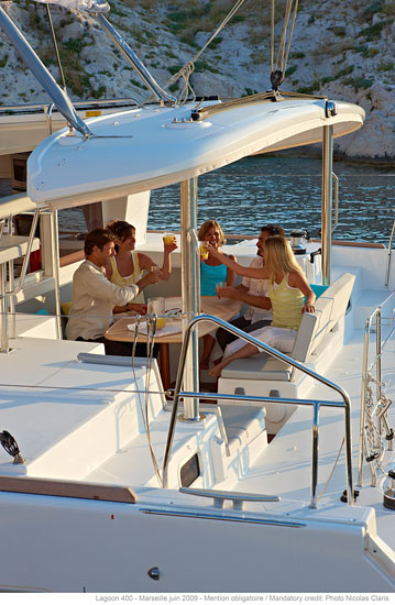Charter segel yacht Katamaran Lagoon 400 23