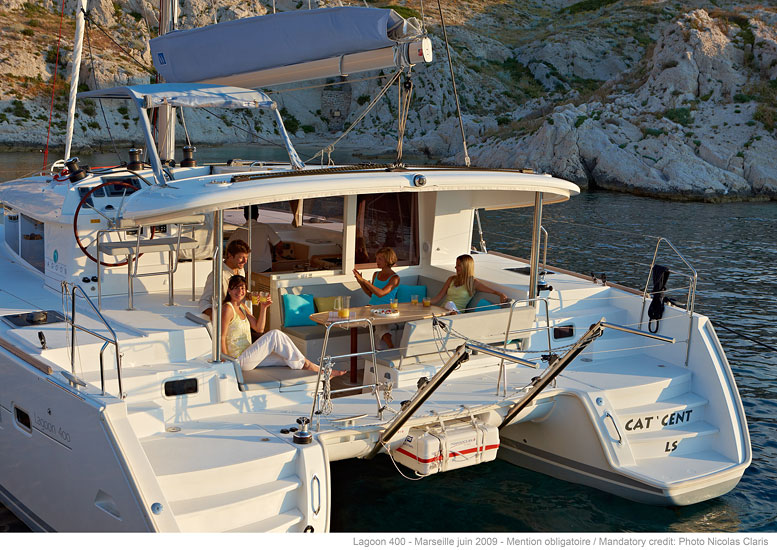 Charter segel yacht Katamaran Lagoon 400 25