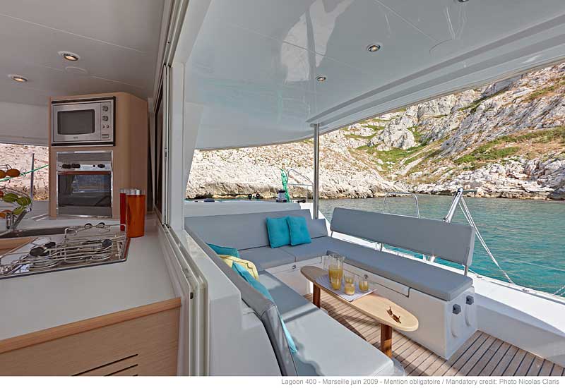 Charter segel yacht Katamaran Lagoon 400 32