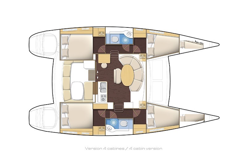 Charter segel yacht Katamaran Lagoon 380 32 2