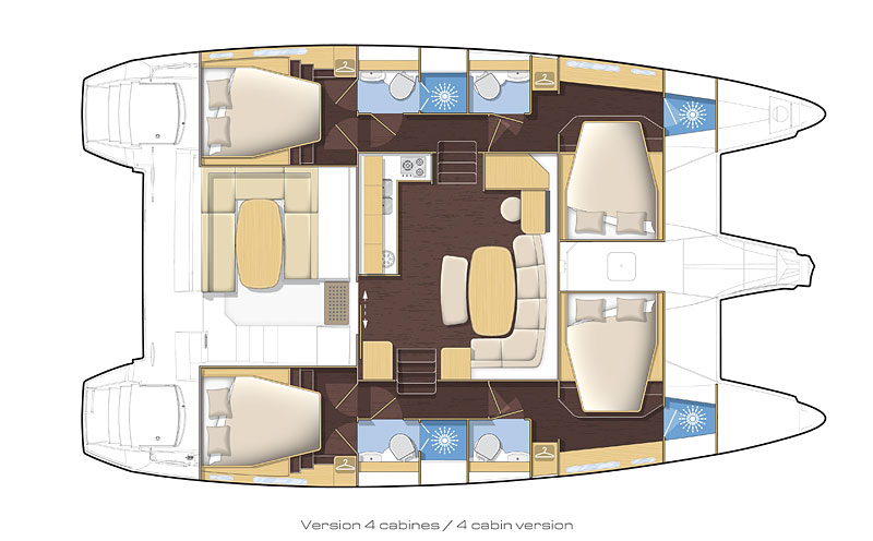 yacht charter Katamaran Sunja yachting segeln Lagoon 420 12