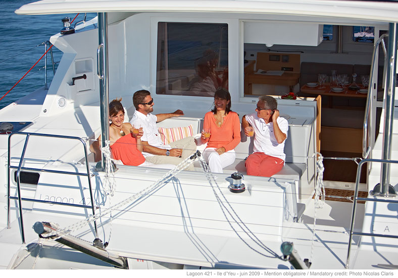Charter segel yacht Katamaran Lagoon 421 15