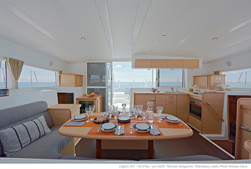 Charter segel yacht Katamaran Lagoon 421 25