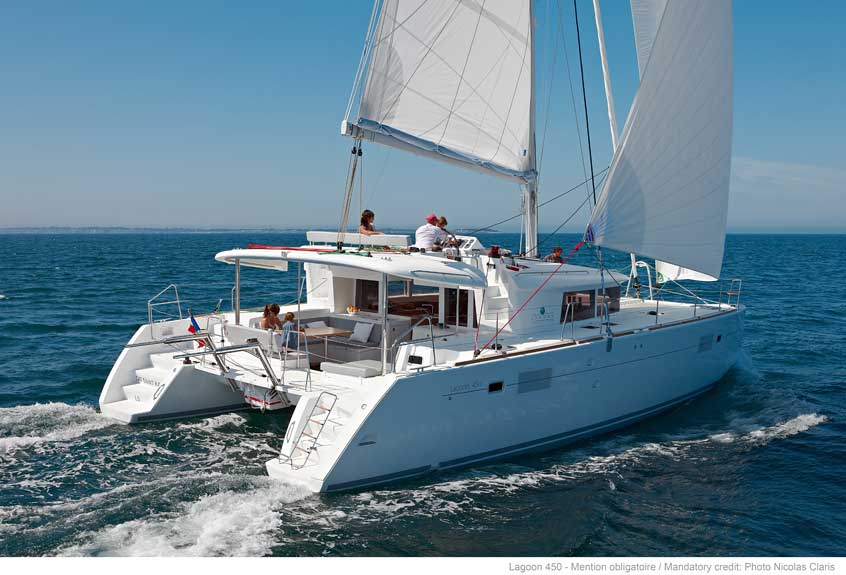 Charter segel yacht Katamaran Lagoon 450 14