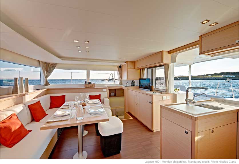 Charter segel yacht Katamaran Lagoon 450 35