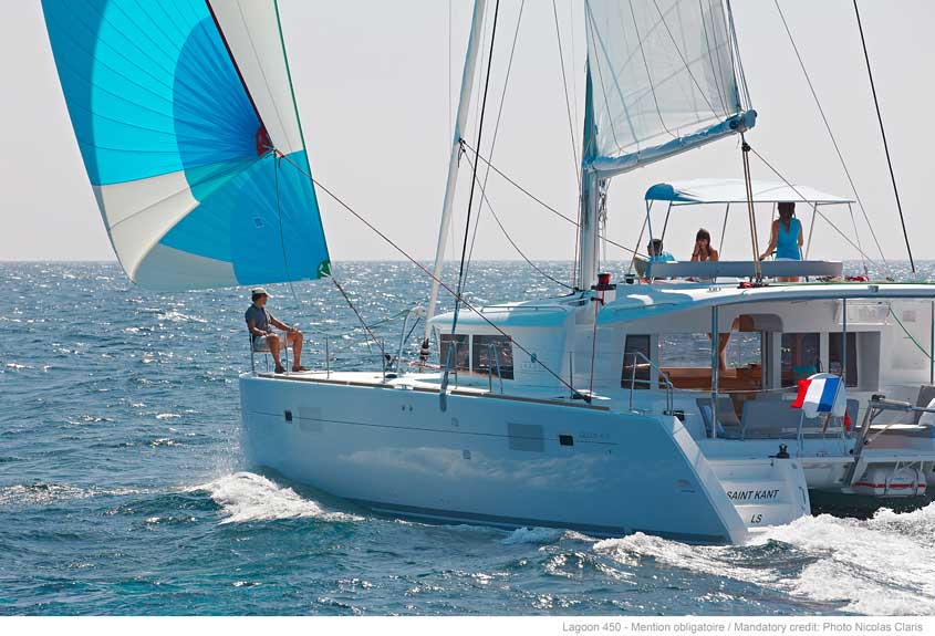 Charter segel yacht Katamaran Lagoon 450 10
