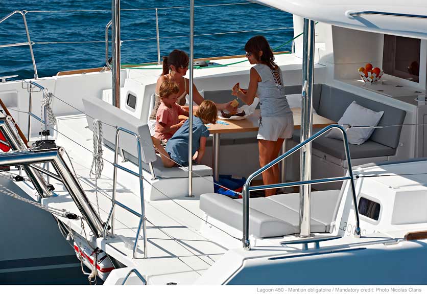 Charter segel yacht Katamaran Lagoon 450 29