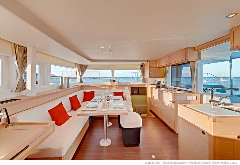 Charter segel yacht Katamaran Lagoon 450 33