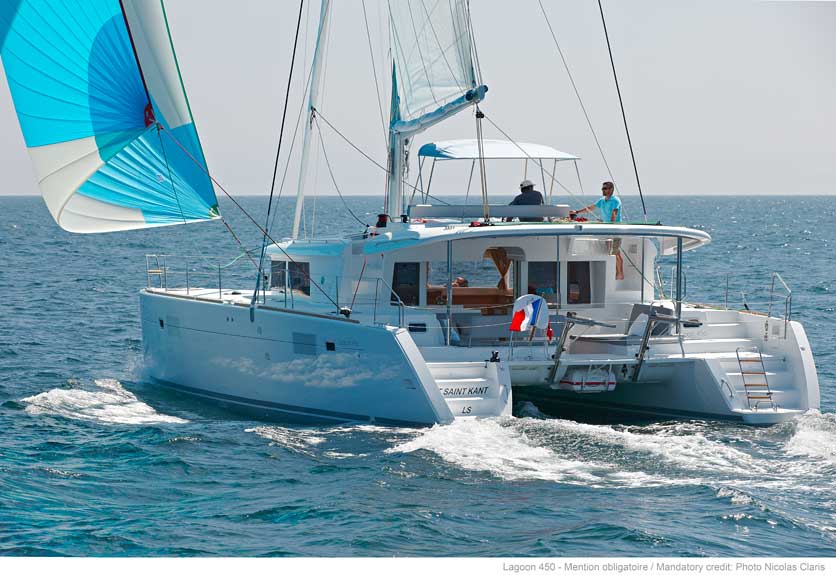 Charter segel yacht Katamaran Lagoon 450 9