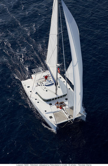 Charter segel yacht Katamaran Lagoon 500 12