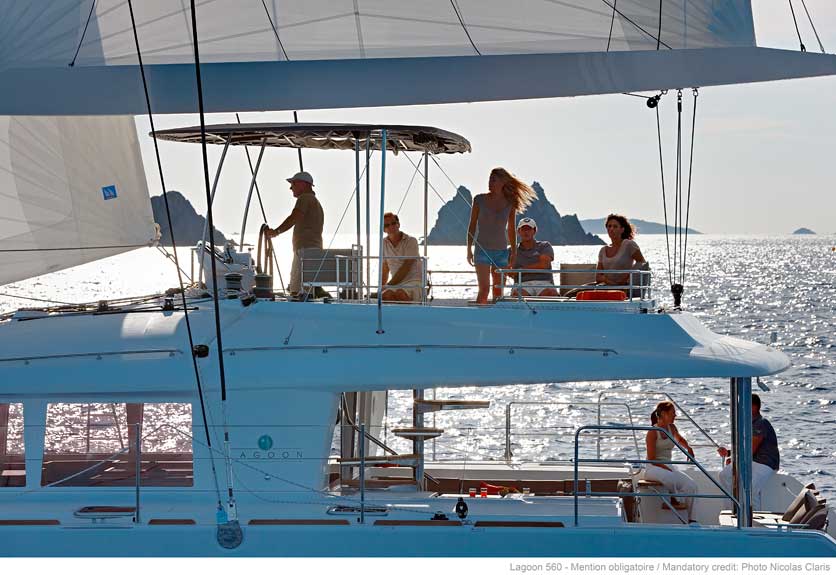 Charter segel yacht Katamaran Lagoon 560 10