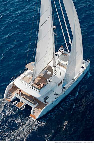Charter segel yacht Katamaran Lagoon 560 13