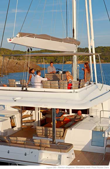 Charter segel yacht Katamaran Lagoon 560 18