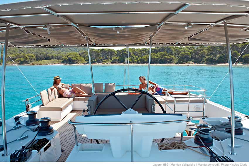 Charter segel yacht Katamaran Lagoon 560 22