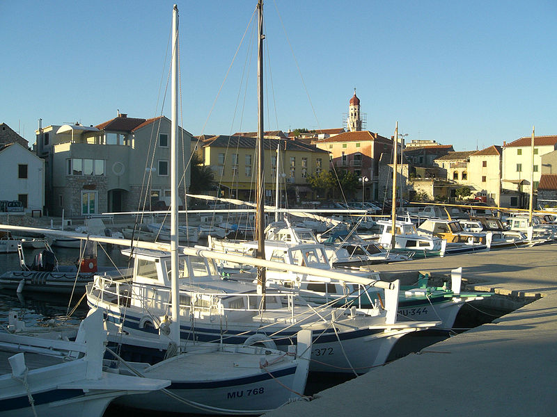 Betina island of Murter Croatia harbour