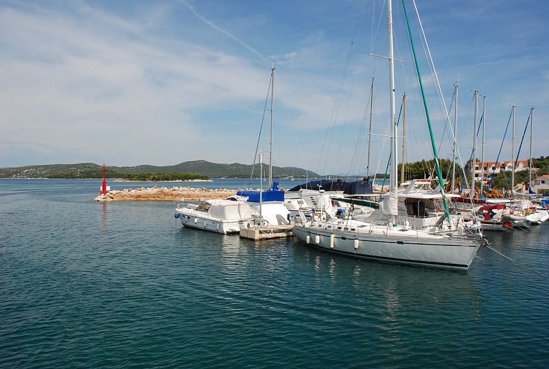 Murter city Croatia-marina