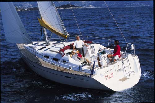 Charter segel yacht Beneteau Oceanis clipper 393 2