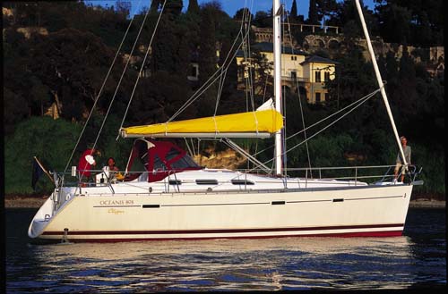 Charter segel yacht Beneteau Oceanis clipper 393 4