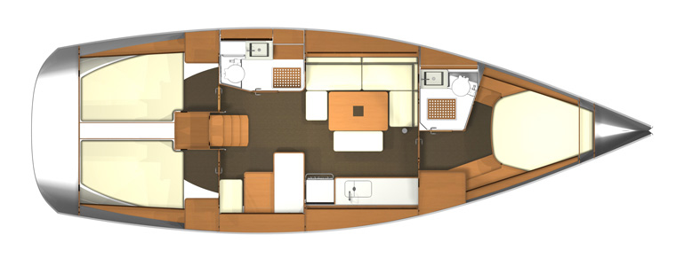yacht Charter Segel yacht Dufour 405 GL 16