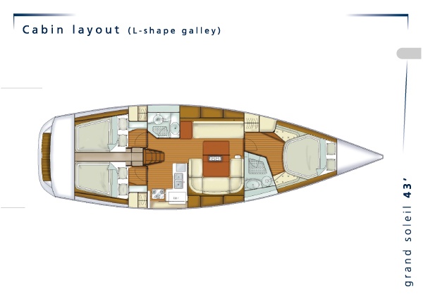 Sunja Yachting charter yacht Grand Soleil 43 31