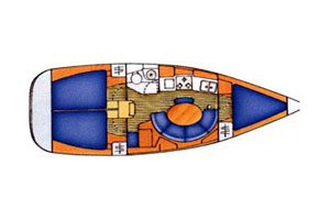 yachtcharter Sun Odyssey 34.2 9