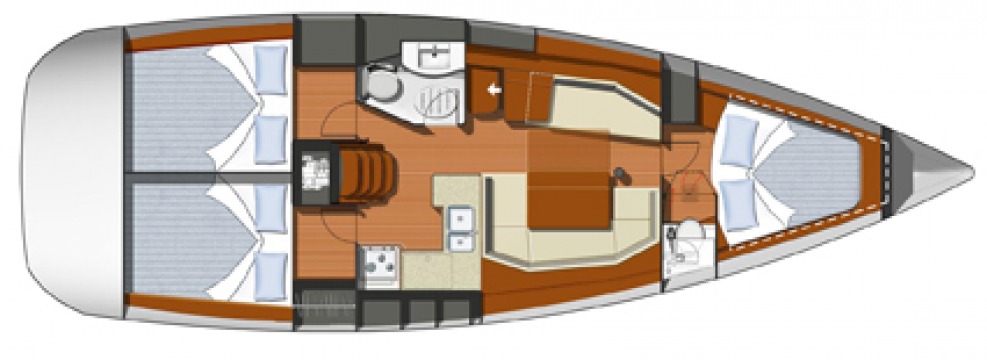 Segel yacht chartern Sunja Yachting Sun Odyssey 39i 14