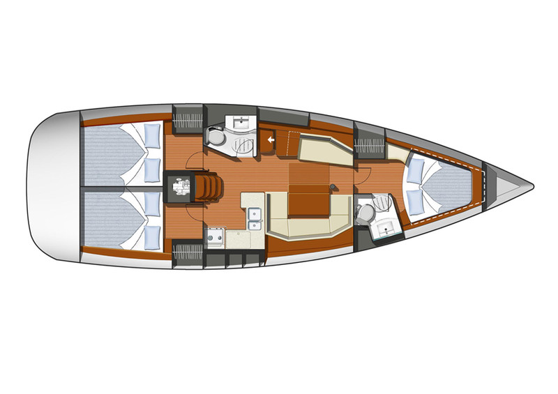 Yachtcharter Sunja Yachting Jeanneau Sun Odyssey 42i 35