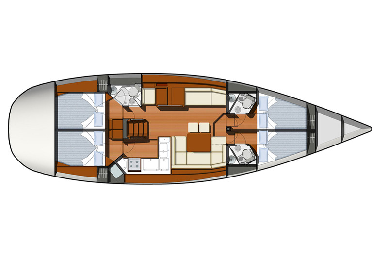 Charteryacht Segelyacht Sun Odyssey 50 DS 46