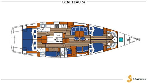 Top yacht mega yacht charter Beneteau Oceanis 57 10