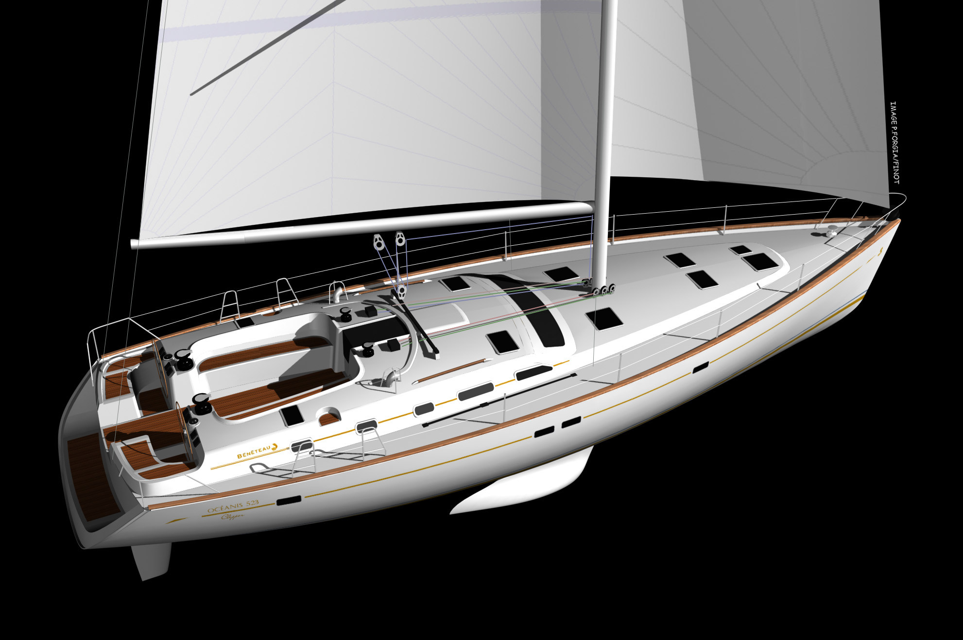 charteryacht chartern beneteau Oceanis 523 9