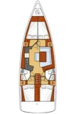 Oceanis 45 - 4 cab.-Segelyacht Zeppelin in Griechenland 