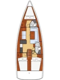 Oceanis 41.1-Segelyacht Porterusa in Kroatien