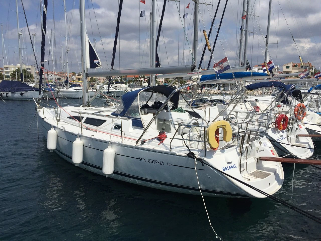 Sun Odyssey 40-Segelyacht Balance 2 in Kroatien