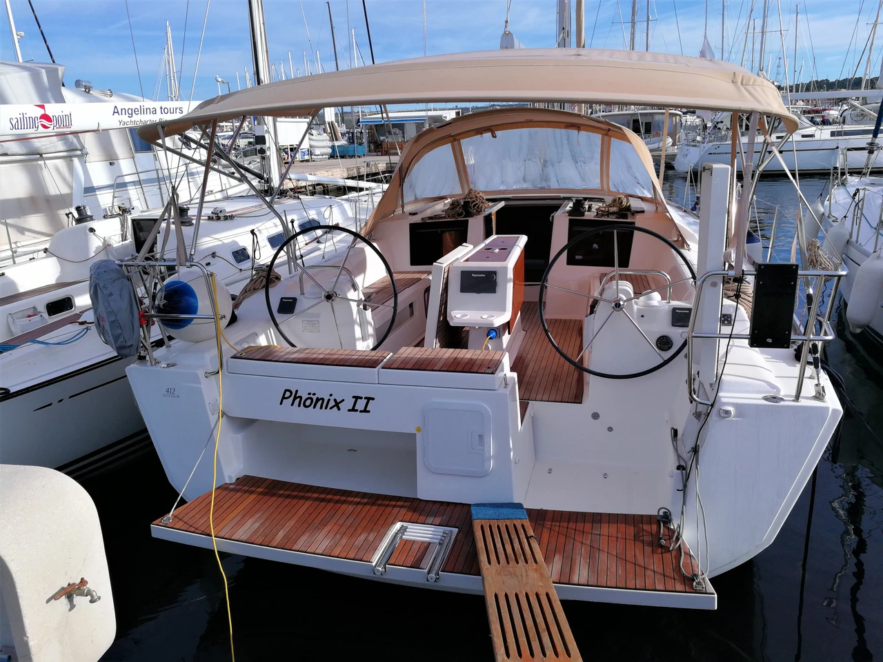 Dufour 412 GL-Segelyacht Phonix II in Kroatien