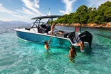 Ryck 280-Motorboot Trick in Kroatien
