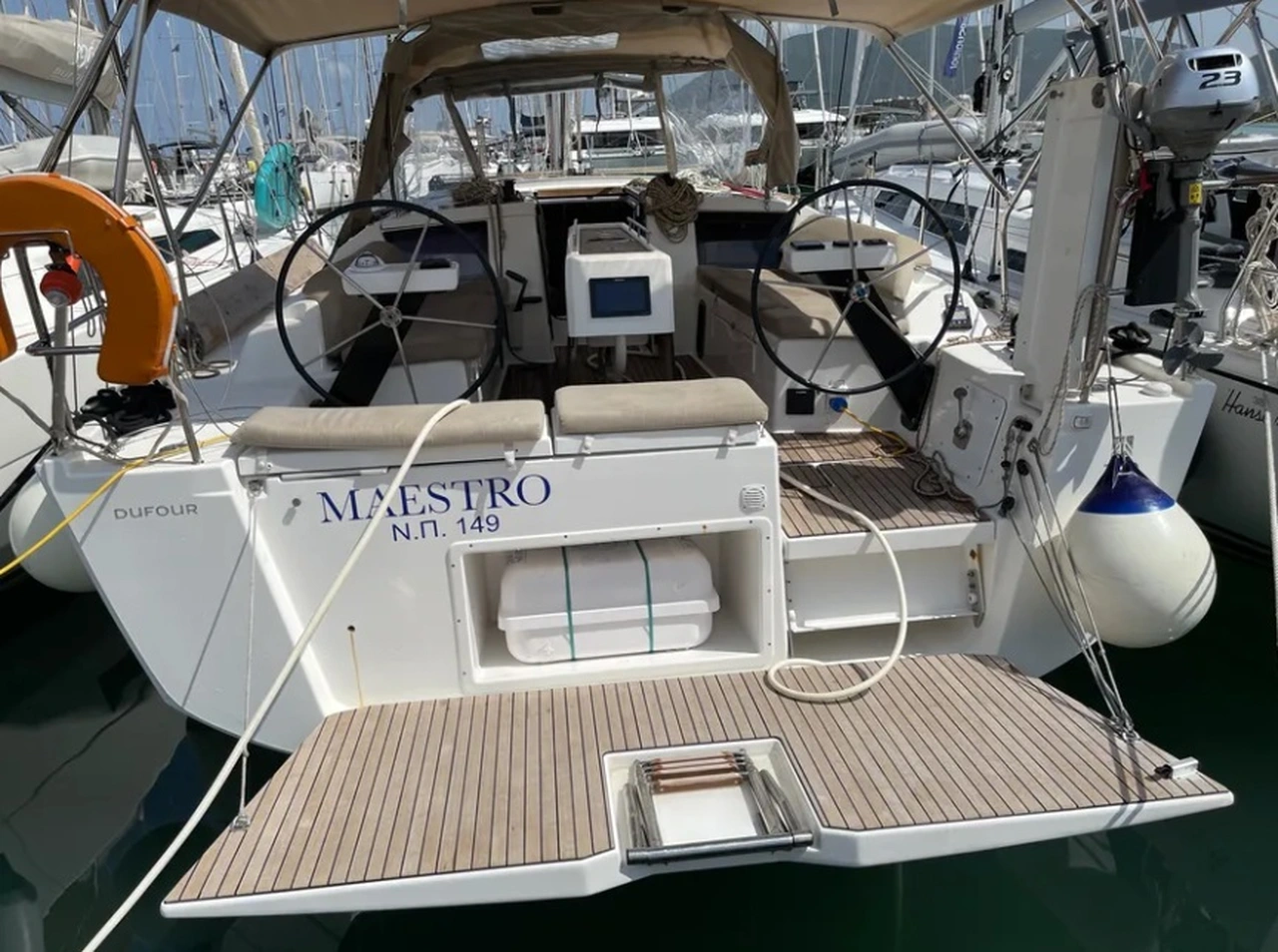 Dufour 390-Segelyacht Maestro in Griechenland 