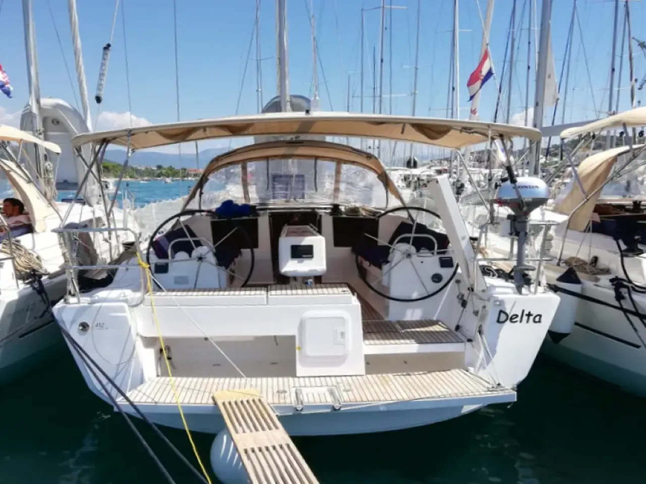 Dufour 412 GL-Segelyacht Delta in Kroatien