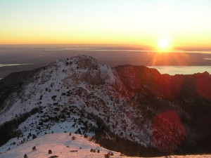 Nationalpark Paklencia Sonnenuntergang
